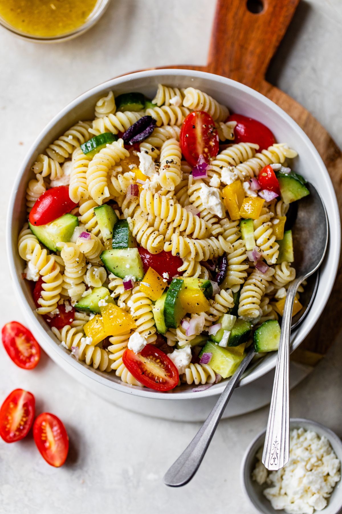 Healthy & Easy Greek Pasta Salad: The No-Mayo Secret